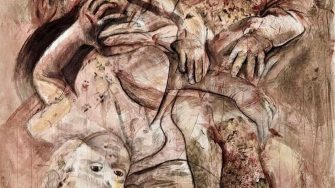 Jasmin Smith's forgotten mourners artwork