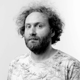 Studio portrait of Oliver (Ollie) Bown.