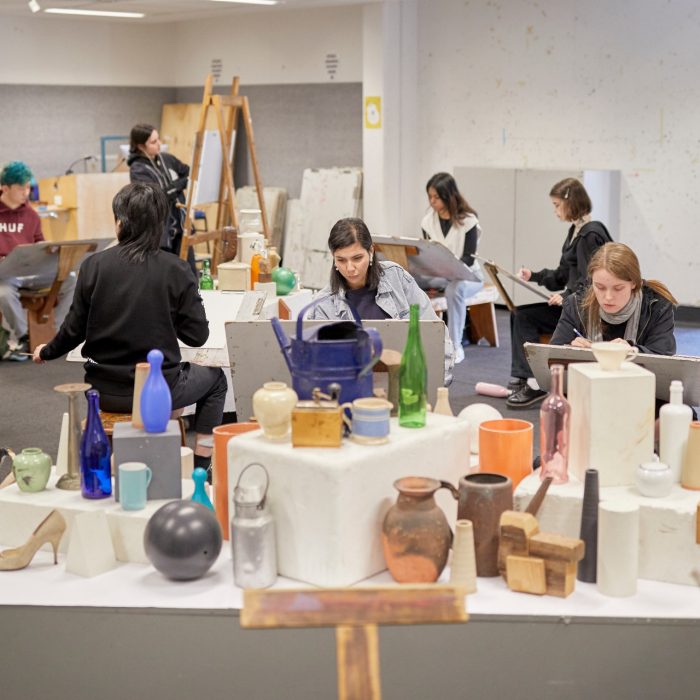 Students in a Drawing class at Paddington