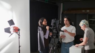 Students in Photography class