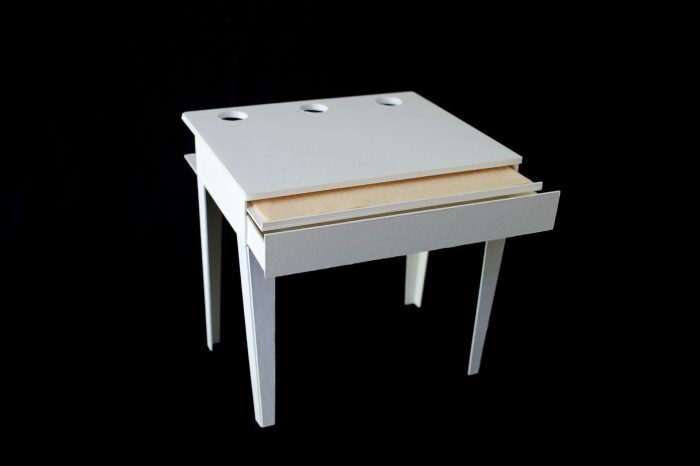 "Sensorise" by Annika Karskens (Bachelor of Design, Second Year). A project proposal for a children's desk incorporating sensory design