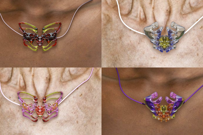 four pictures of Loveisier jewellery