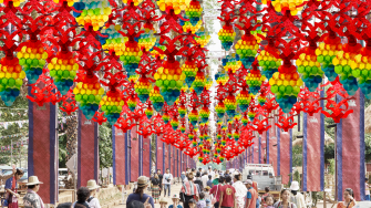 Khmer New Year celebrants