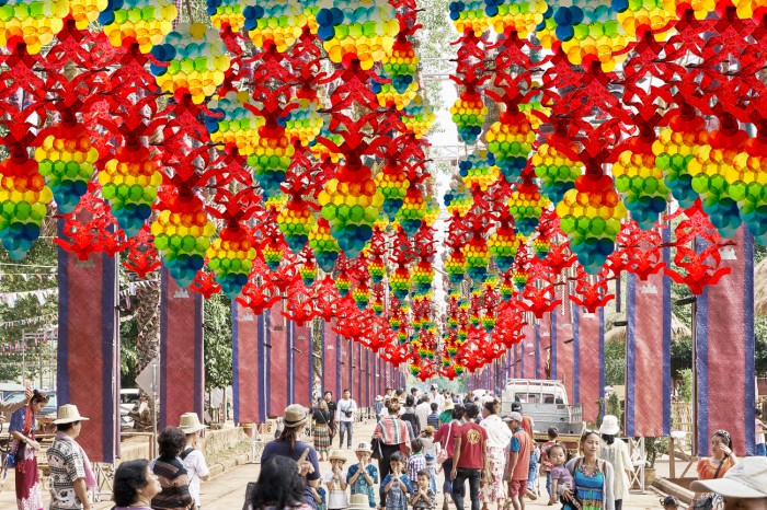 Khmer New Year celebrants