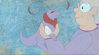 the dragon in the garden artwork