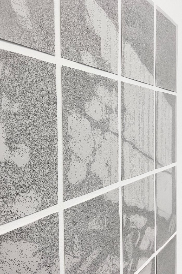 Jade Gillis, 'dappled sunlight / warming the sofa' 2024, Fibre-tip pen on paper, 87cm x 62cm.