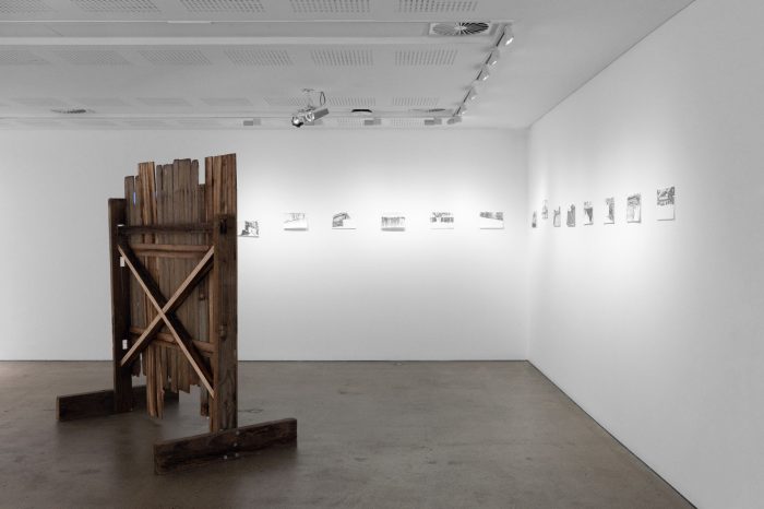 Harrison Mäe, ‘A Colorbond fence stands between you and I’ 2025. 