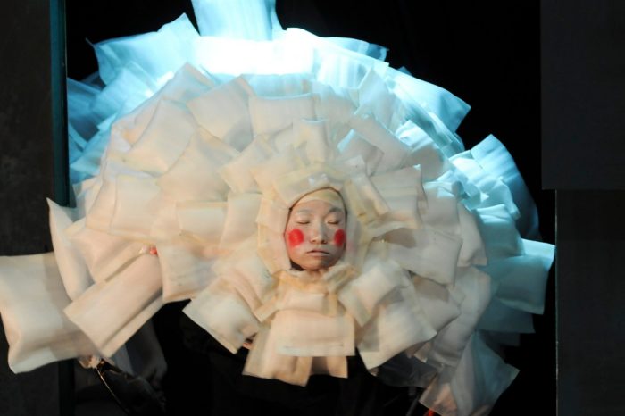 Theatre student in costume