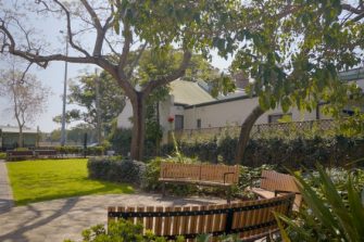 Pocket park in Alexandria