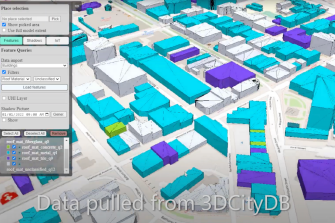 Screenshot of Livable City Digital Twin
