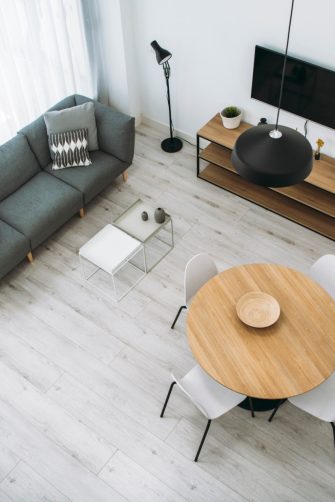 Small kitchen a modern interior design concept