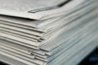 Pile of newspapers