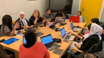 FMRN partners in a meeting