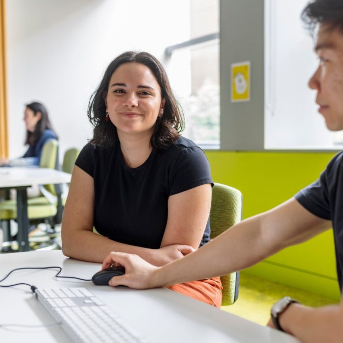 ADA students collaboratively problem-solving 