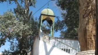 Two folk musicians visiting a Uyghur mähällä in an auto-rickshaw in the early hours of a Ramadan morning (Instruments: Dap and Ghijek). July 2013. Listen here to their music.