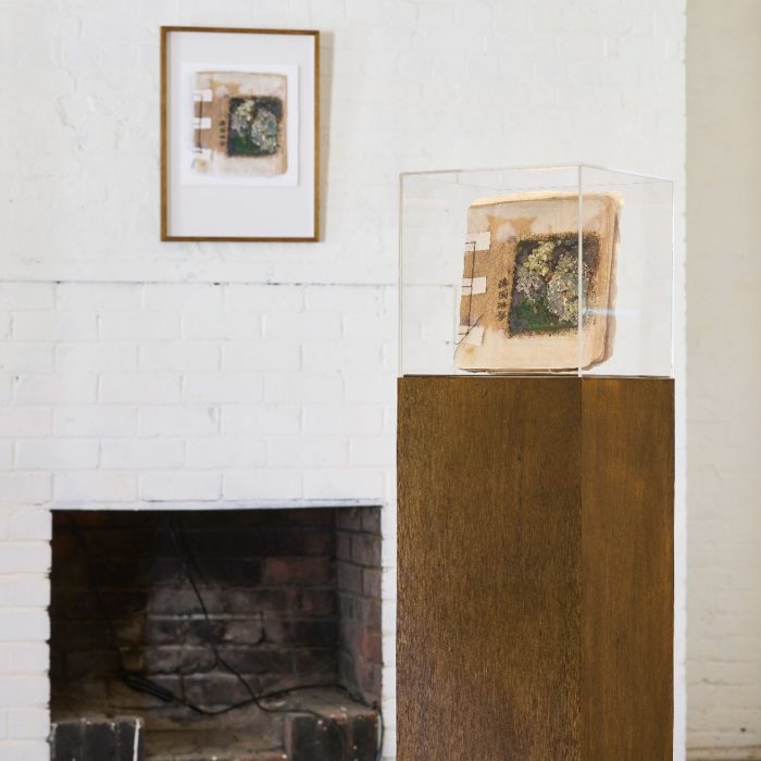 Installation shot, Enchanted Realities – Tan Lijie, Selected Works 2013-2022, Derwent Valley Arts, Tasmania (2023), curators Lynne Howarth-Gladston and Paul Gladston.