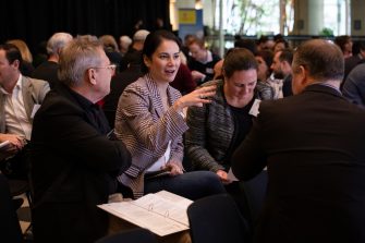 Woman speaking at AGSM Professional Forum 2022