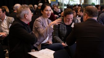 Woman speaking at AGSM Professional Forum 2022