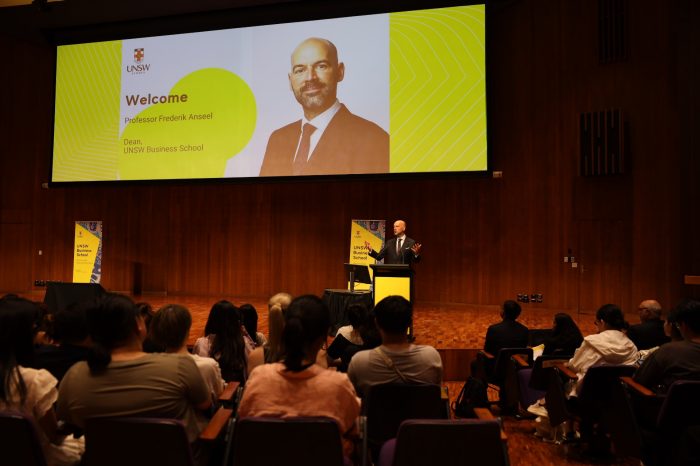 O-Week Business School postgraduate welcome