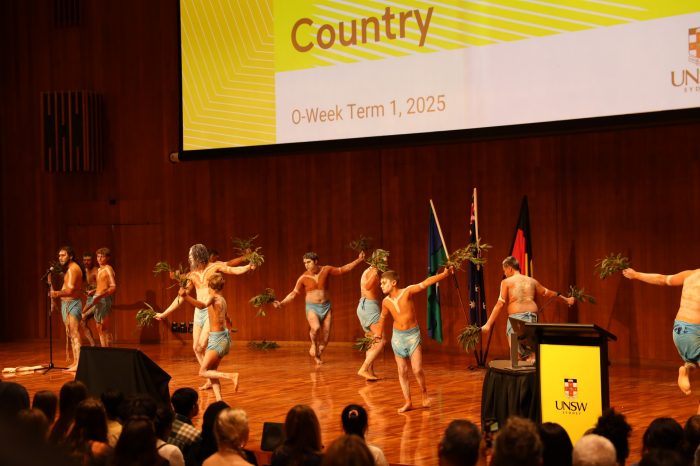 O-Week Business School welcome to country