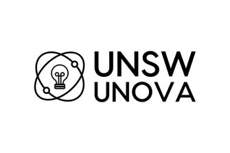 UNOVA logo (white)
