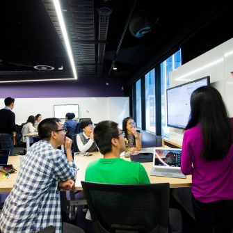 Images of students and the environment they learn in