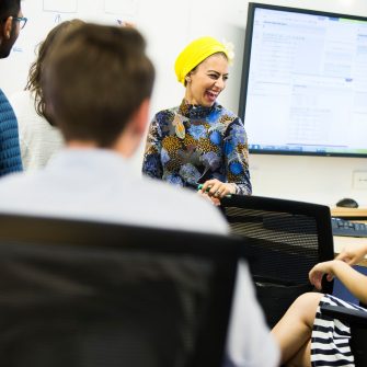 Images of students and the environment they learn in