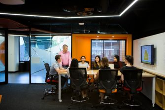 Images of students and the environment they learn in