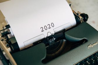 2020 printed from a typewriter