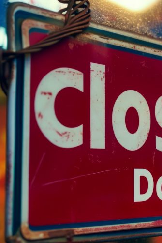 "Closing Down" --ar 101:47 --style raw --v 6 Job ID: 62b949a6-72f3-4ef5-b204-a4529ea532dc