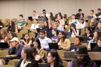 students sitting in lecture hall at the 2025 Ai in marketing workshop