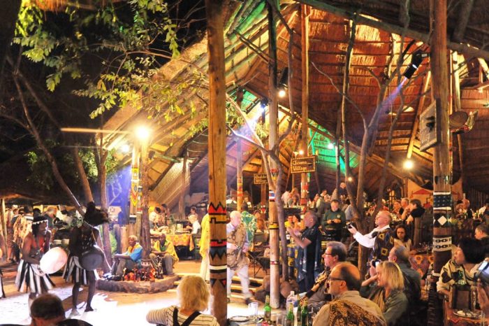 Boma dancers dancing 