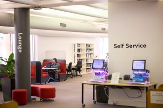 Inside Academy Library Canberra UNSW