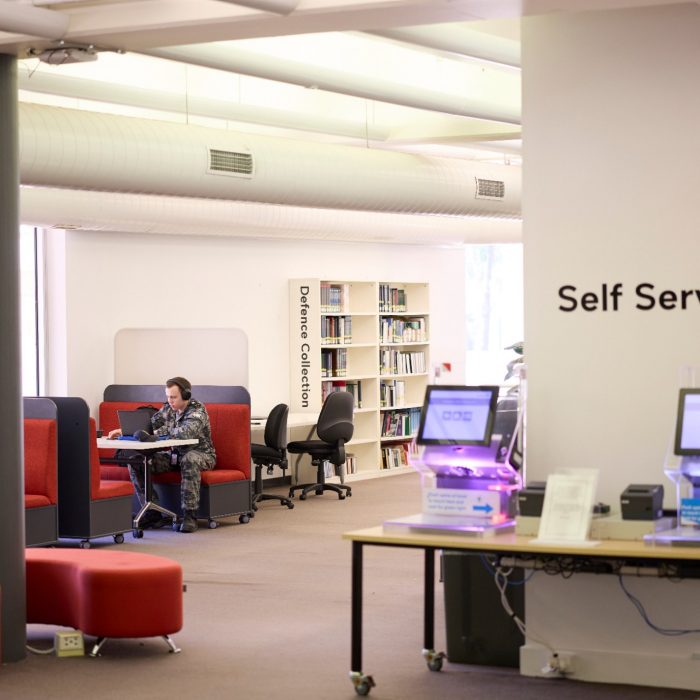 Inside Academy Library Canberra UNSW