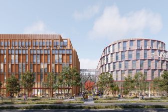 Artist renders of Stage 1 of the new UNSW Canberra City campus