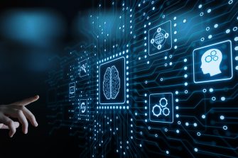 AI machine learning concept art