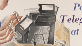 Post office telegraphists at war work