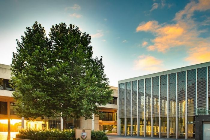 Morning picture of Canberra UNSW Campus