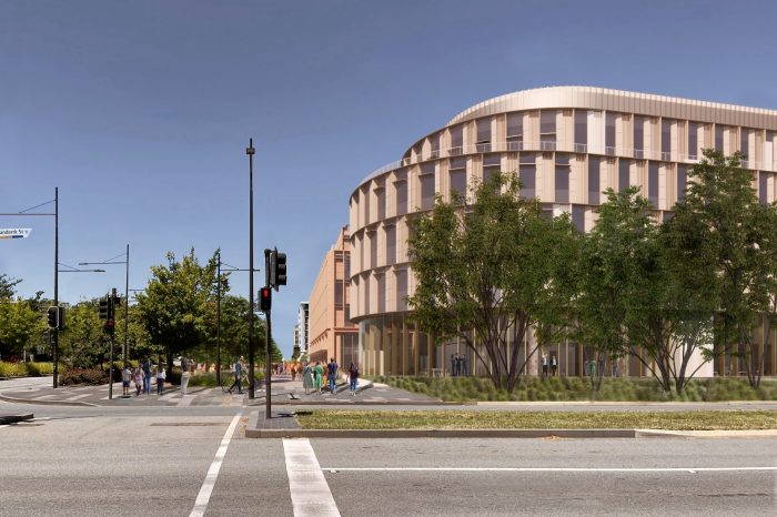 UNSW Canberra City Campus building design render