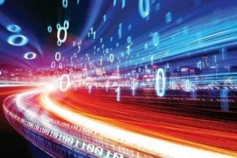 High speed lights binary graphic