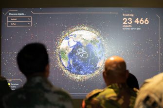 OPINION What will Australia's new Defence Space Command do? Twitter Facebook LinkedIn 24 MAR 2022  RUSSELL BOYCE The future of Australia’s space efforts will hinge on coordination between defence, industry and universities.  people watching projector with visualisation of earth Universities and industry can work together to develop Australian space technology and skills. Photo: Department of Defence / LAC Sam Price.