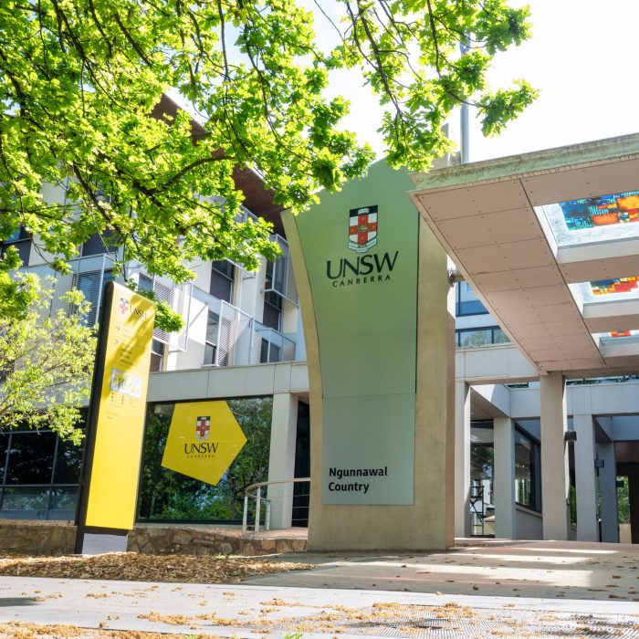 UNSW Canberra at Reid, new signage
