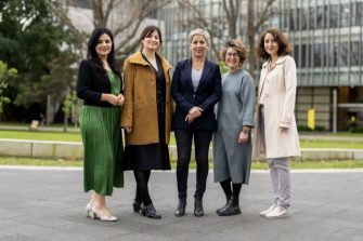 Photo of JEINA founders at UNSW Sydney campus