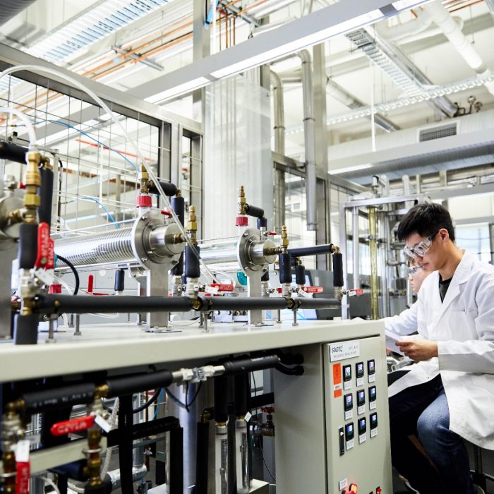 Photograph of biomedical engineering students