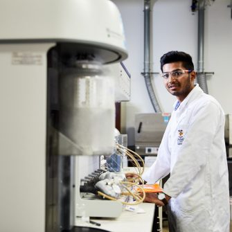 Photograph of biomedical engineering students