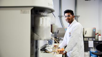 Photograph of biomedical engineering students