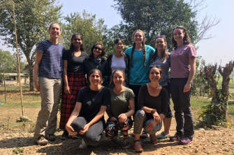 Gof students posing for photo