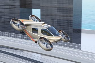 iStock flying cars