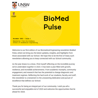 BioMed Pulse newsletter thumbnail
