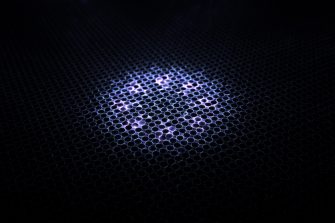 Macromolecular grid, nanotechnology, computer generated abstract background